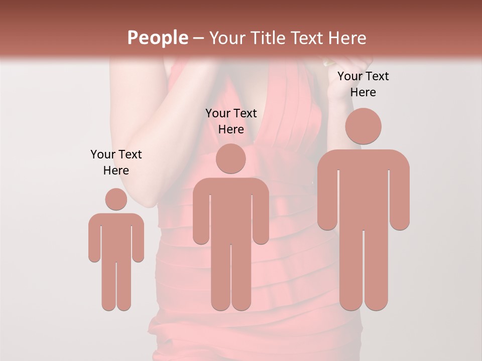 Happiness Woman Complexion PowerPoint Template