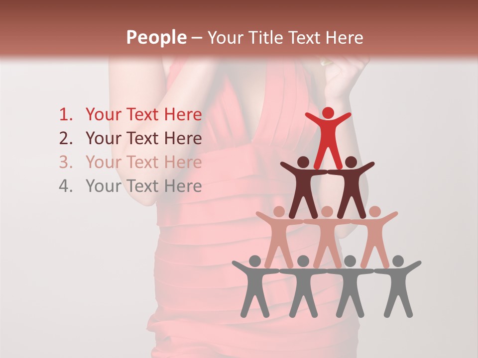 Happiness Woman Complexion PowerPoint Template