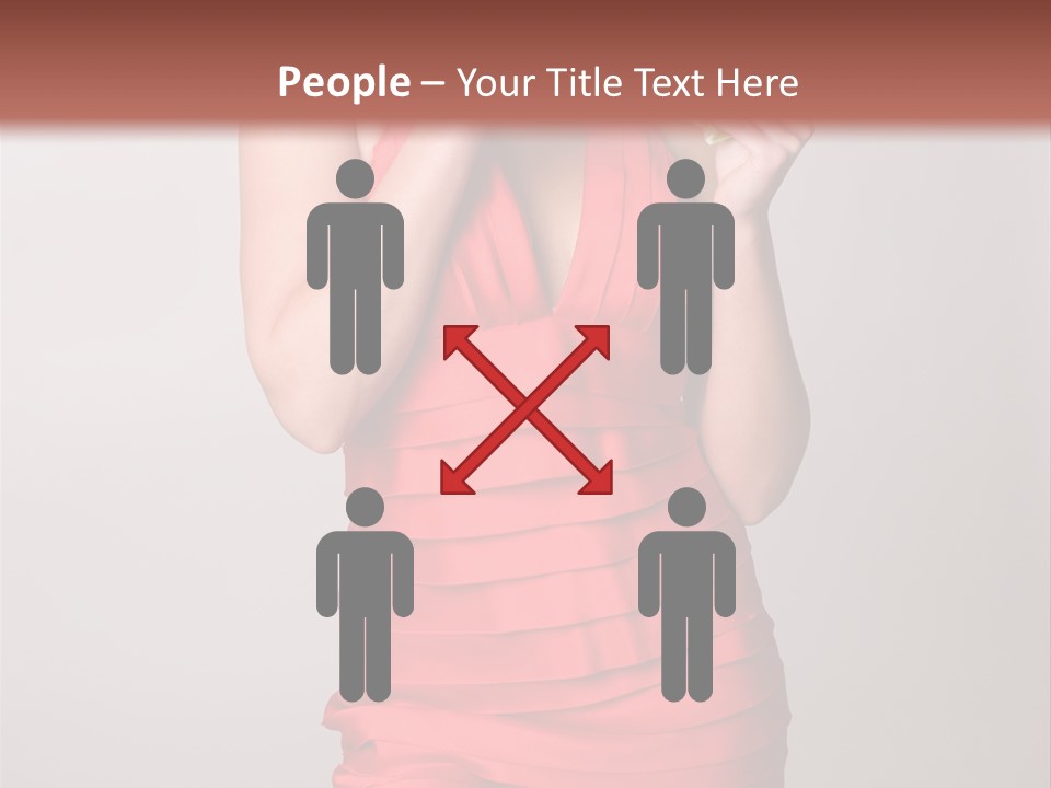 Happiness Woman Complexion PowerPoint Template