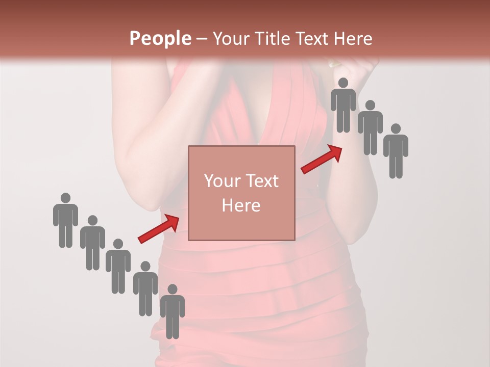 Happiness Woman Complexion PowerPoint Template