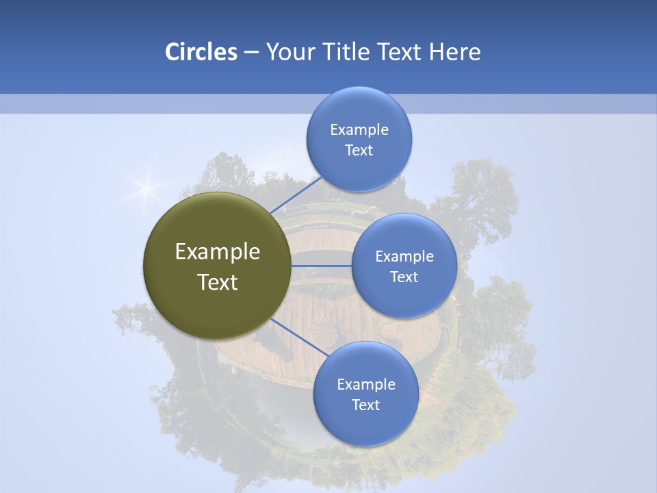 Prague Aerial Satellite PowerPoint Template