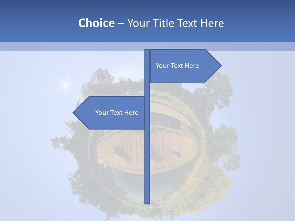 Prague Aerial Satellite PowerPoint Template