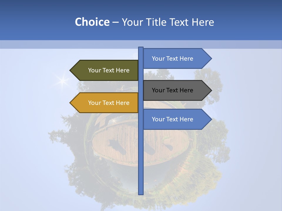 Prague Aerial Satellite PowerPoint Template
