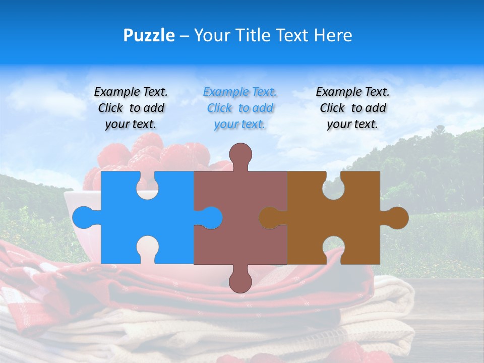 Wholesome Raw Nutrition PowerPoint Template