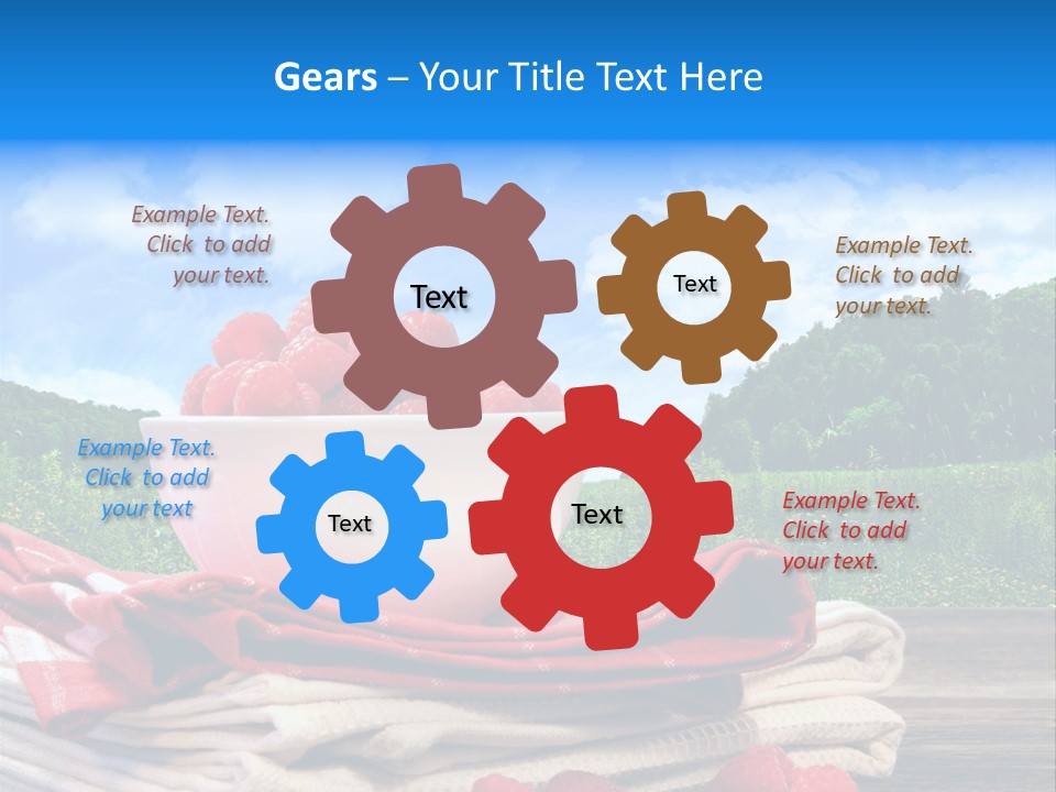 Wholesome Raw Nutrition PowerPoint Template