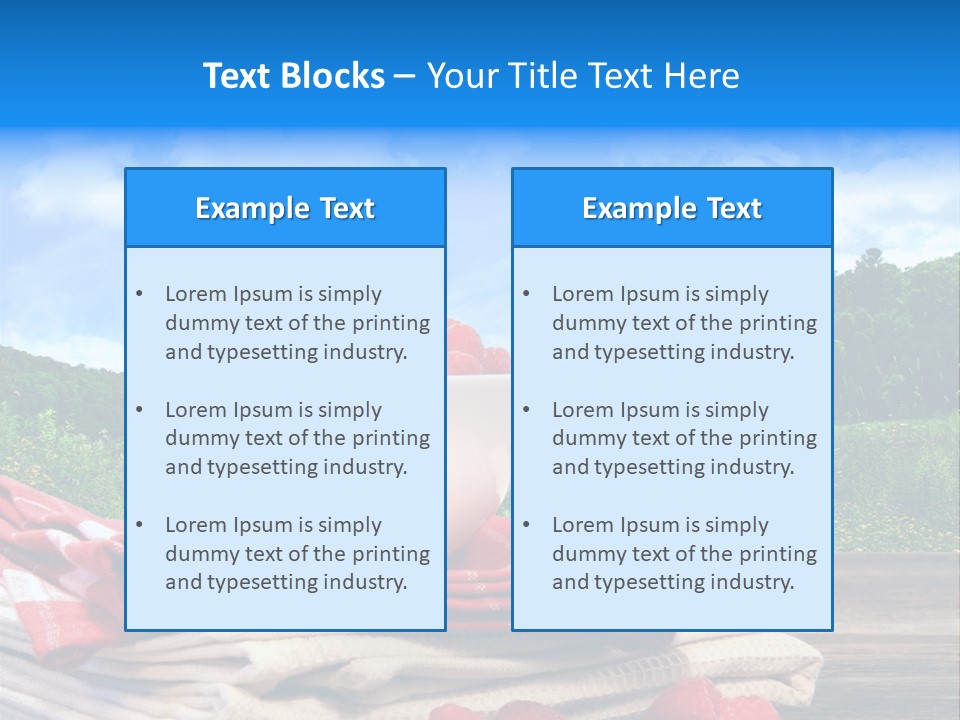 Wholesome Raw Nutrition PowerPoint Template
