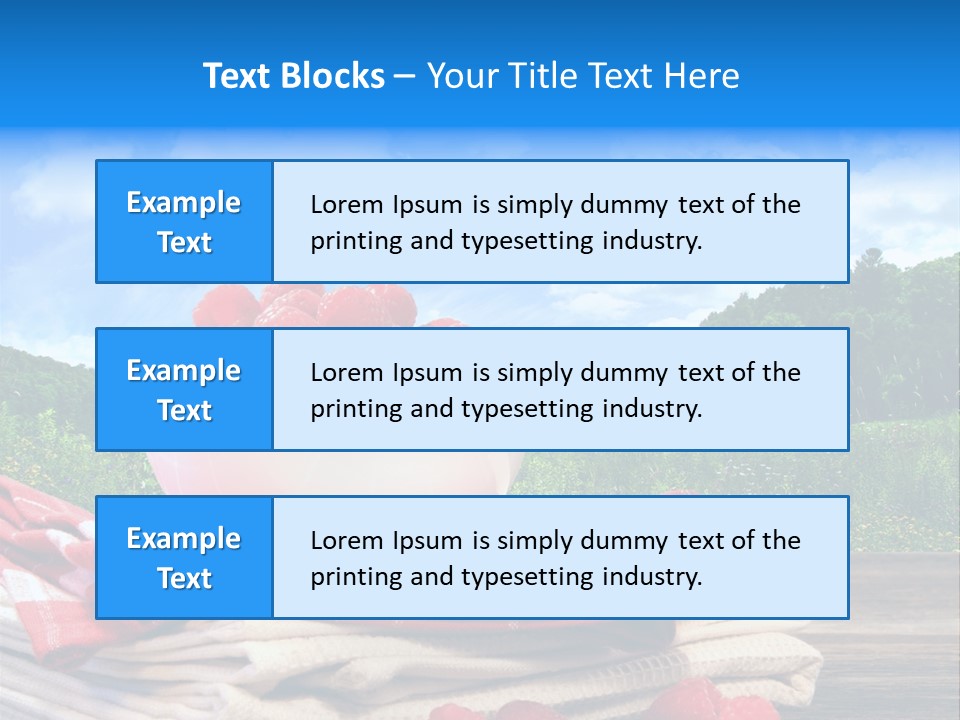 Wholesome Raw Nutrition PowerPoint Template