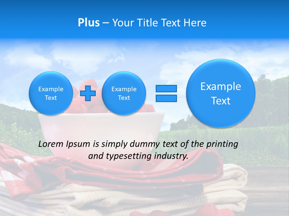 Wholesome Raw Nutrition PowerPoint Template