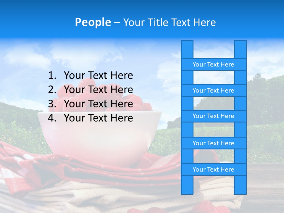 Wholesome Raw Nutrition PowerPoint Template