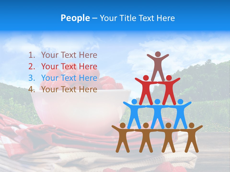 Wholesome Raw Nutrition PowerPoint Template