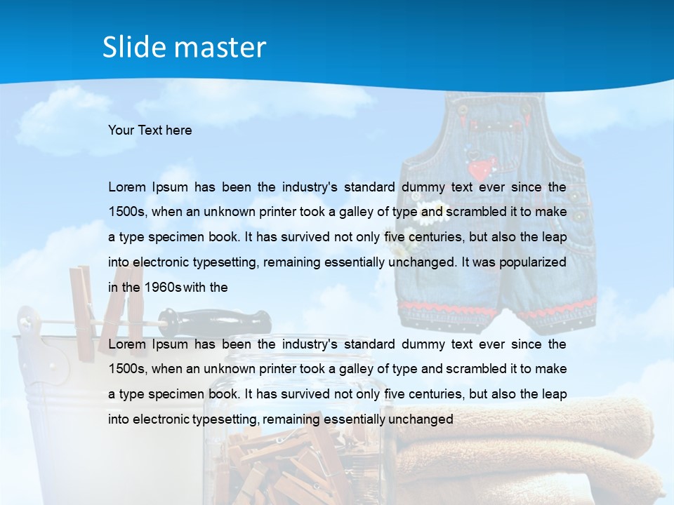 Laundry Day PowerPoint Template