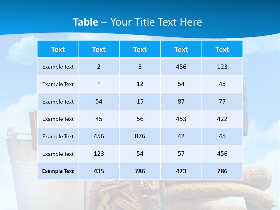 Laundry Day PowerPoint Template