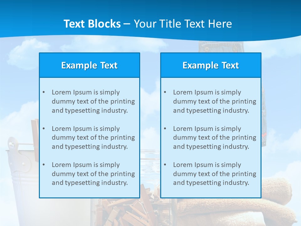 Laundry Day PowerPoint Template