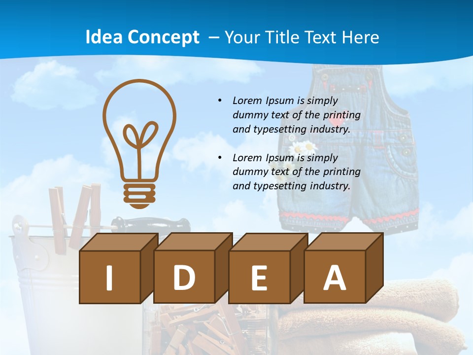 Laundry Day PowerPoint Template