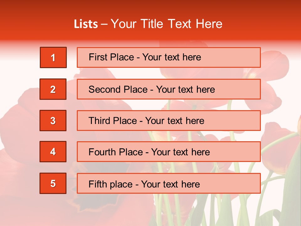 Tulpen PowerPoint Template