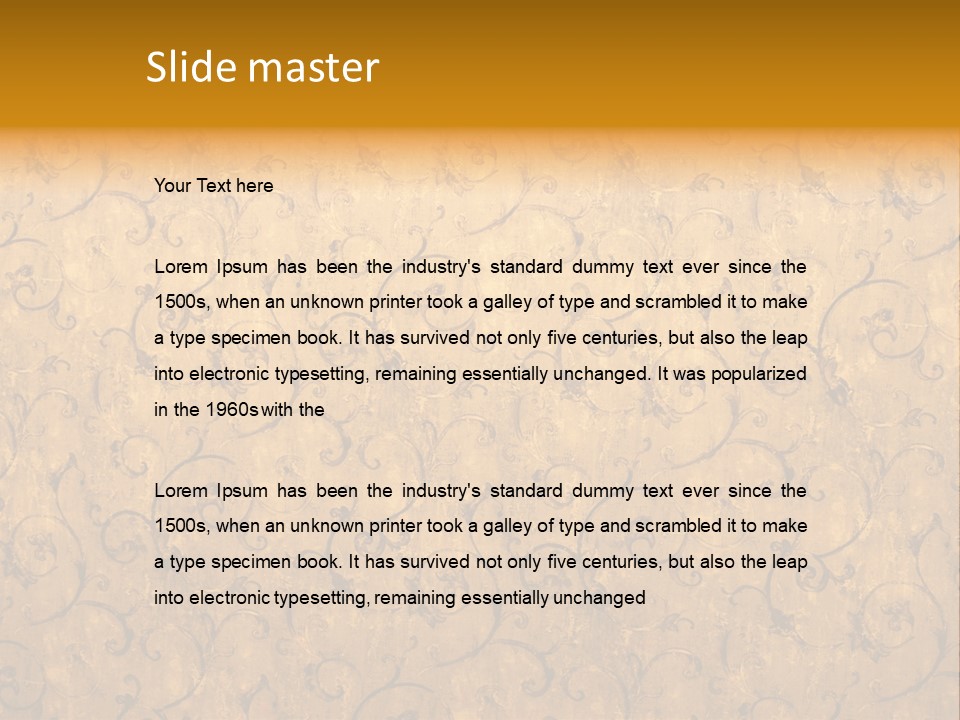 Vintage Background PowerPoint Template