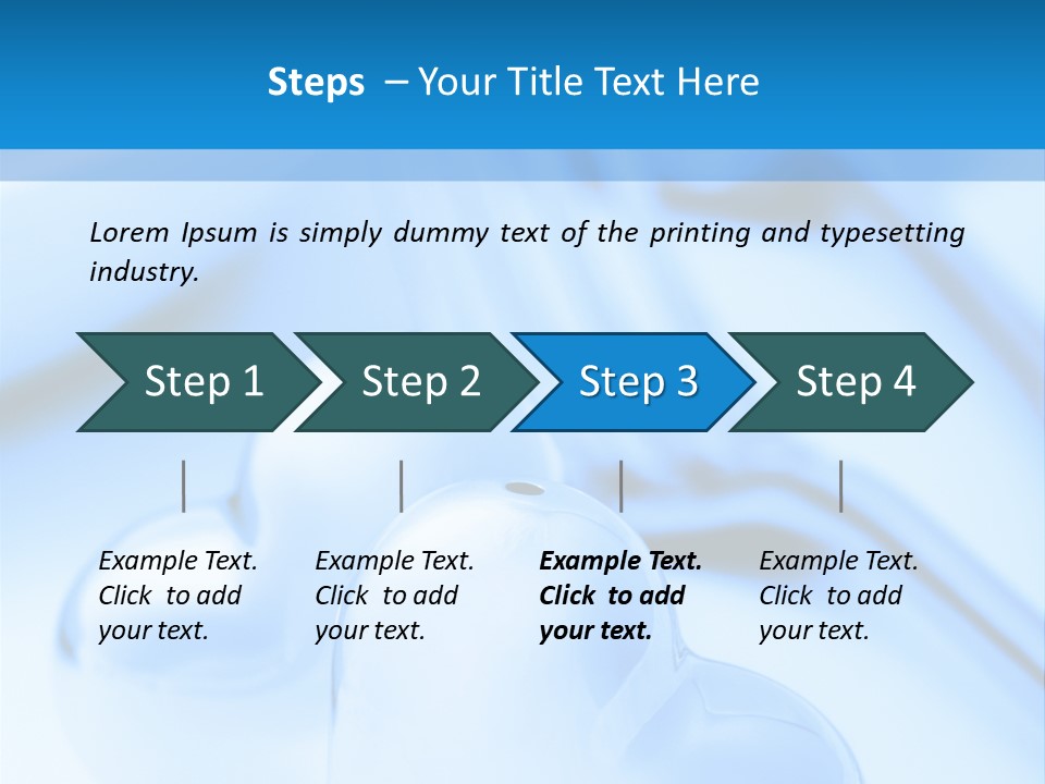 Contemporary Celebration Table PowerPoint Template