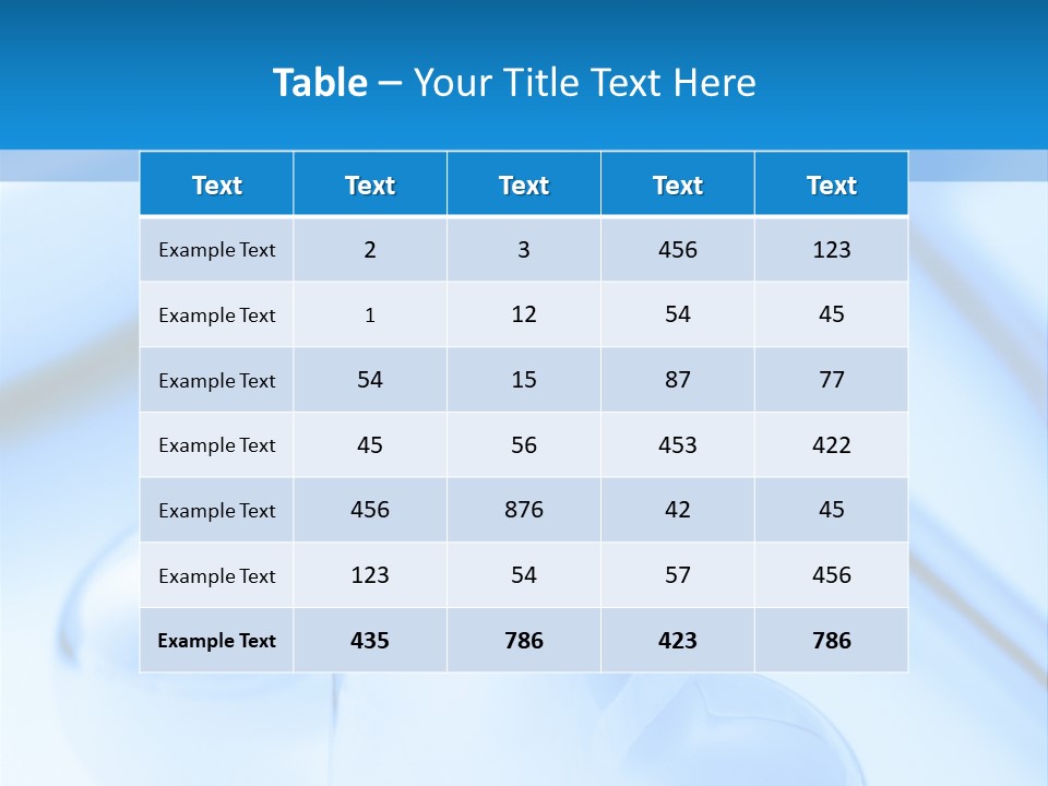 Contemporary Celebration Table PowerPoint Template
