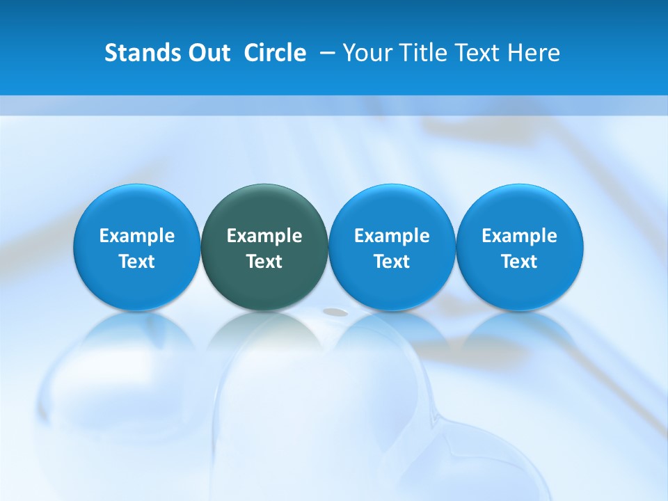 Contemporary Celebration Table PowerPoint Template