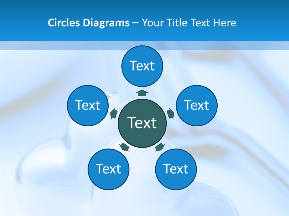 Contemporary Celebration Table PowerPoint Template