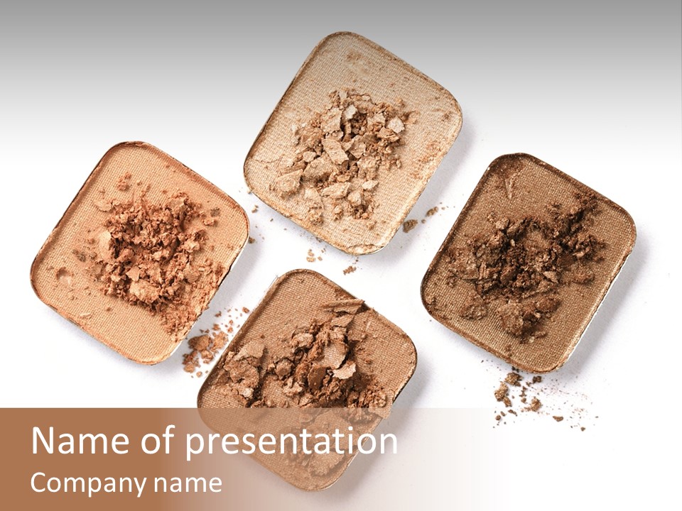 Broken Eyeshadow PowerPoint Template