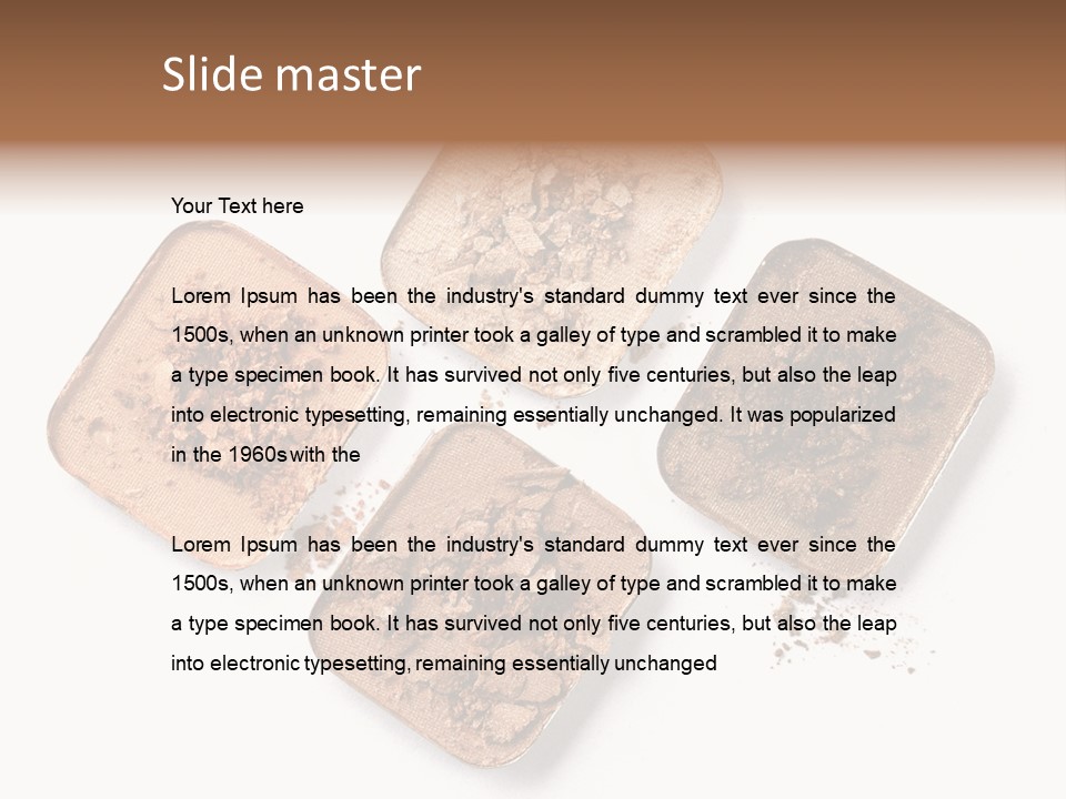 Broken Eyeshadow PowerPoint Template