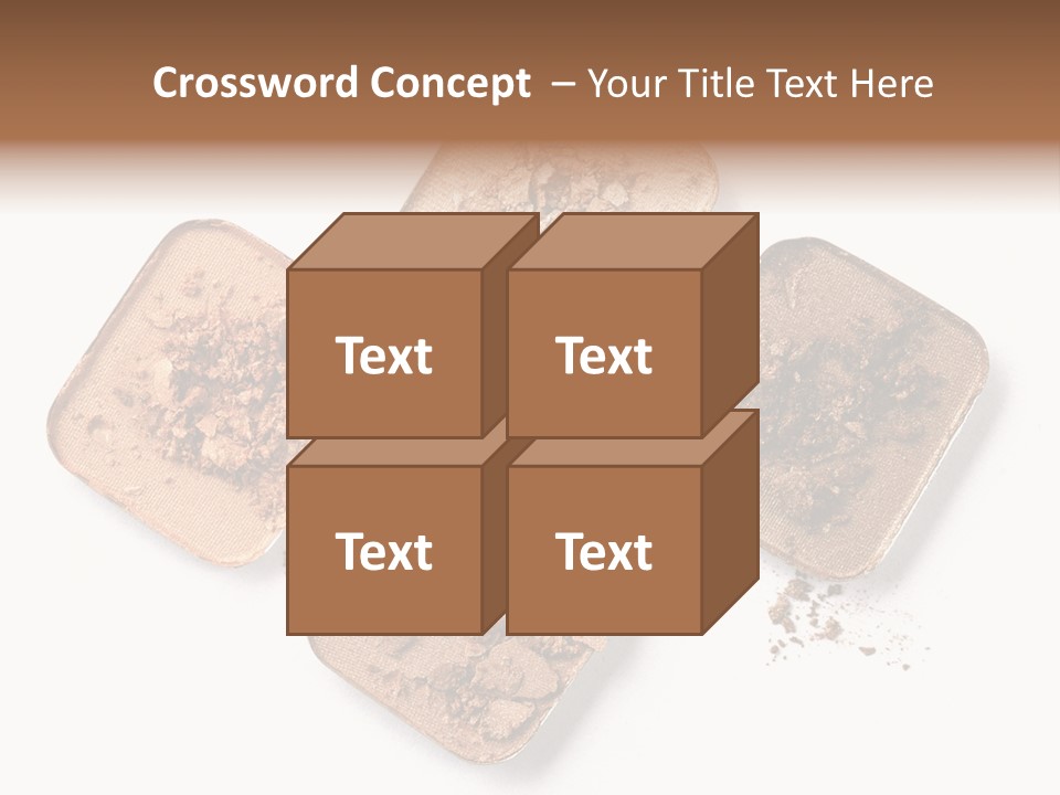 Broken Eyeshadow PowerPoint Template