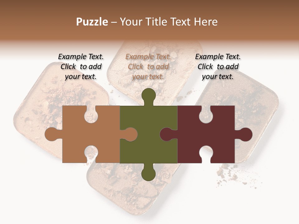 Broken Eyeshadow PowerPoint Template