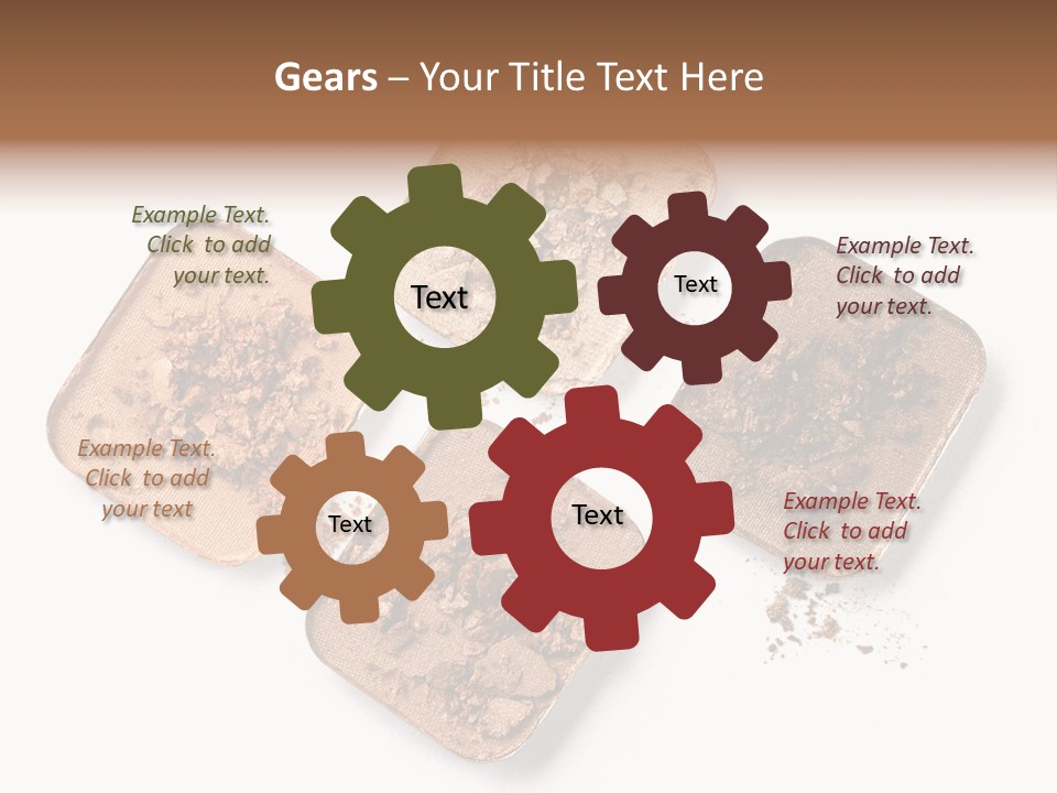 Broken Eyeshadow PowerPoint Template