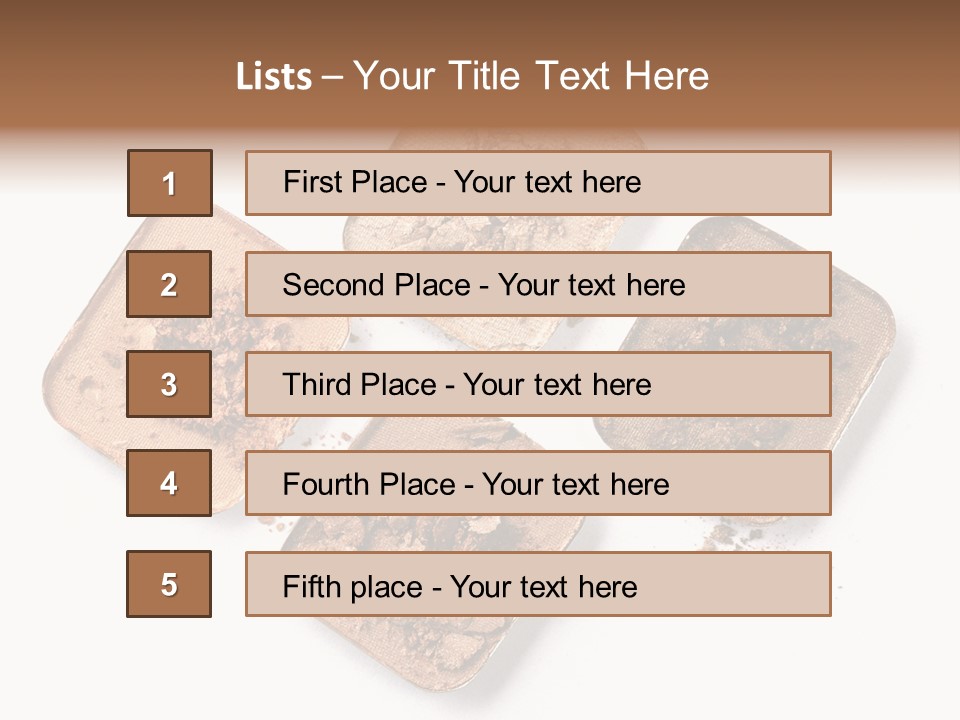 Broken Eyeshadow PowerPoint Template