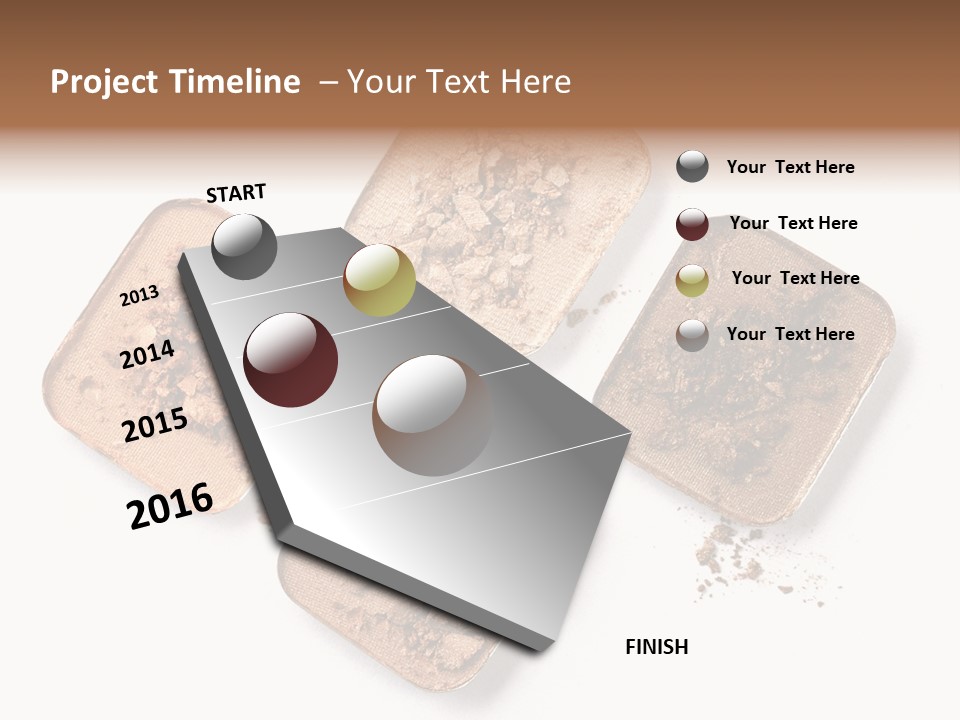 Broken Eyeshadow PowerPoint Template