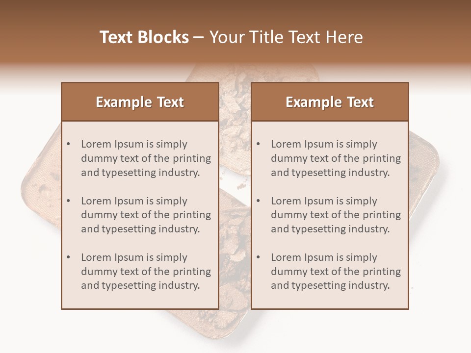Broken Eyeshadow PowerPoint Template