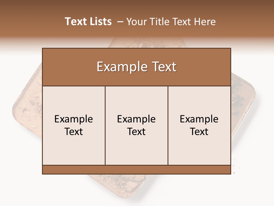 Broken Eyeshadow PowerPoint Template
