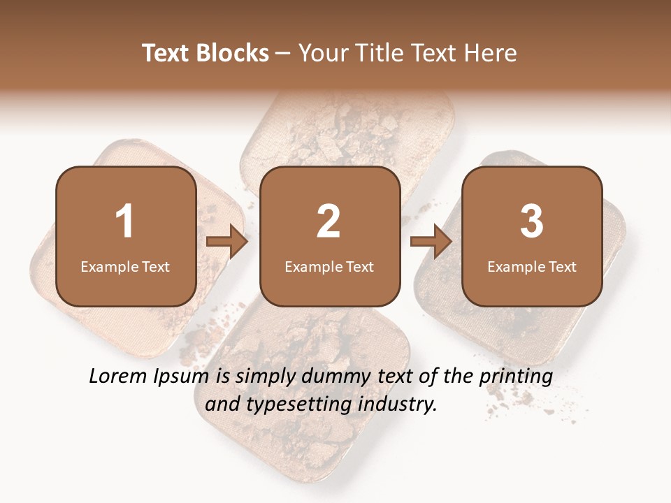 Broken Eyeshadow PowerPoint Template