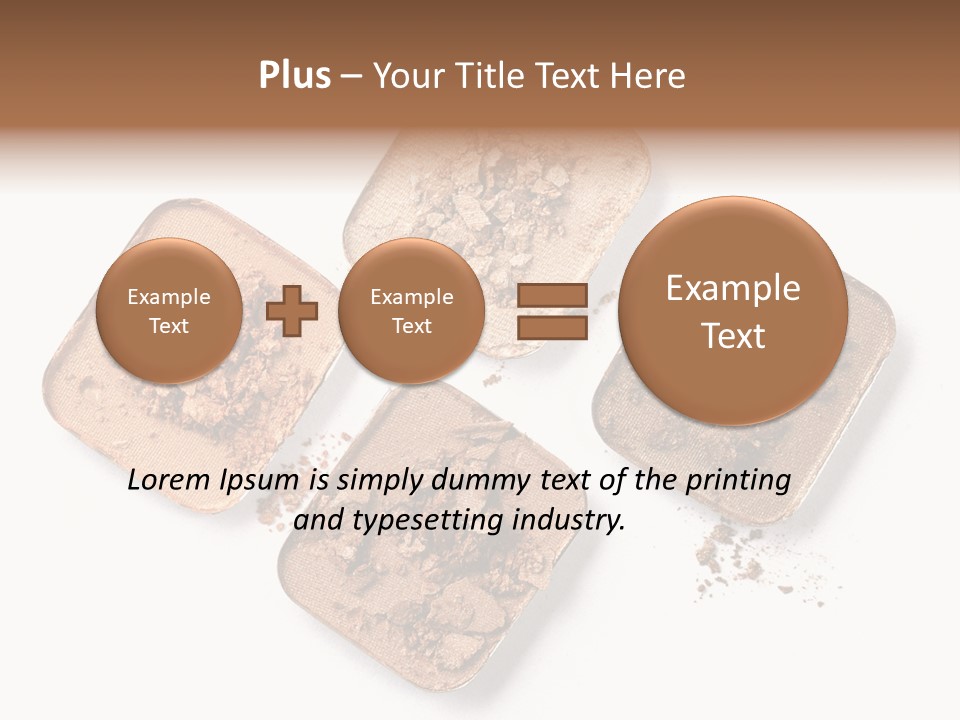 Broken Eyeshadow PowerPoint Template