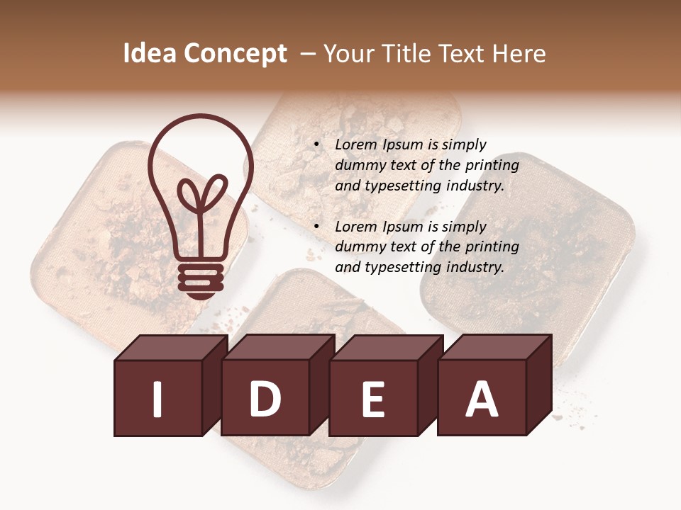 Broken Eyeshadow PowerPoint Template