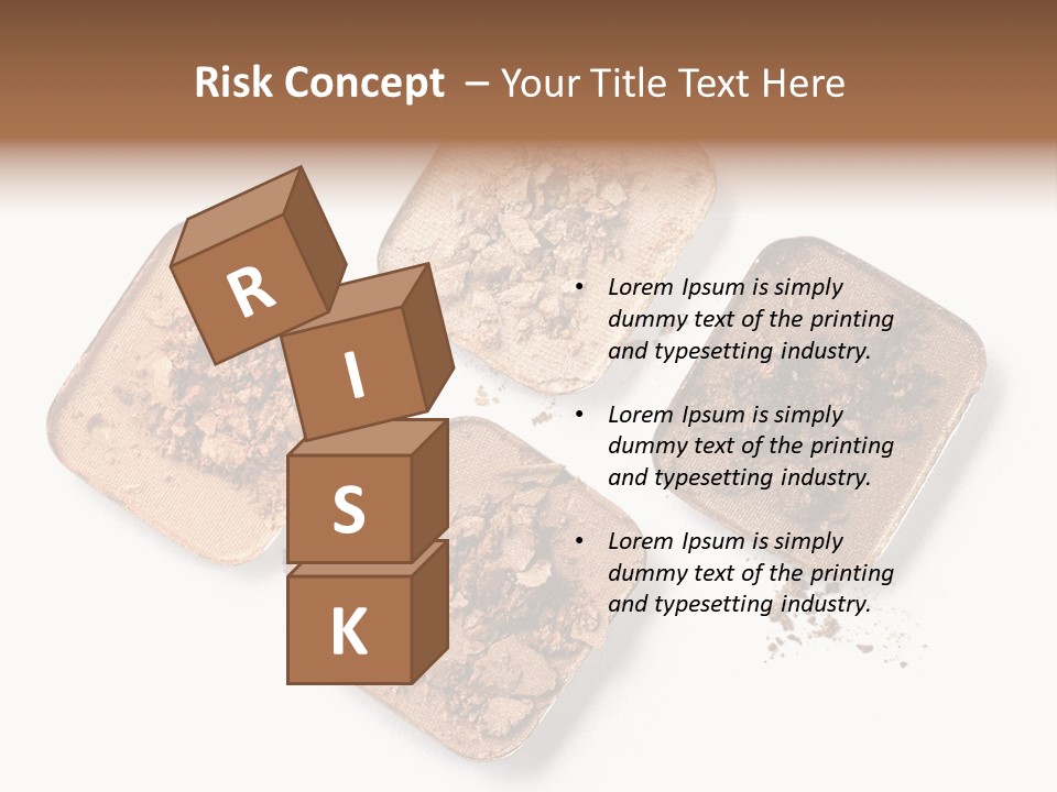 Broken Eyeshadow PowerPoint Template