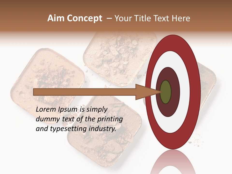 Broken Eyeshadow PowerPoint Template