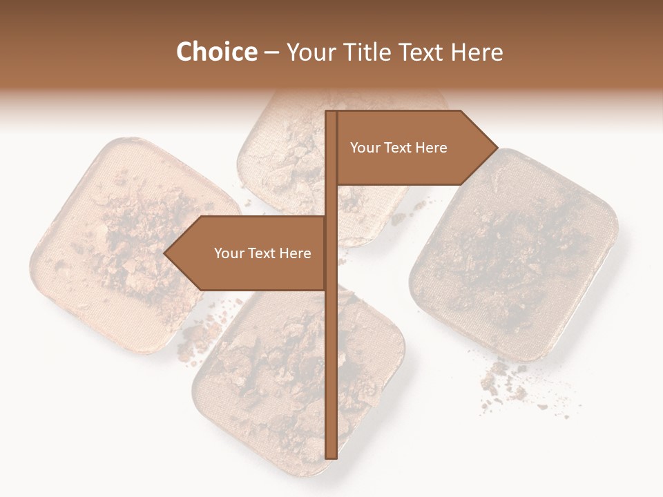 Broken Eyeshadow PowerPoint Template