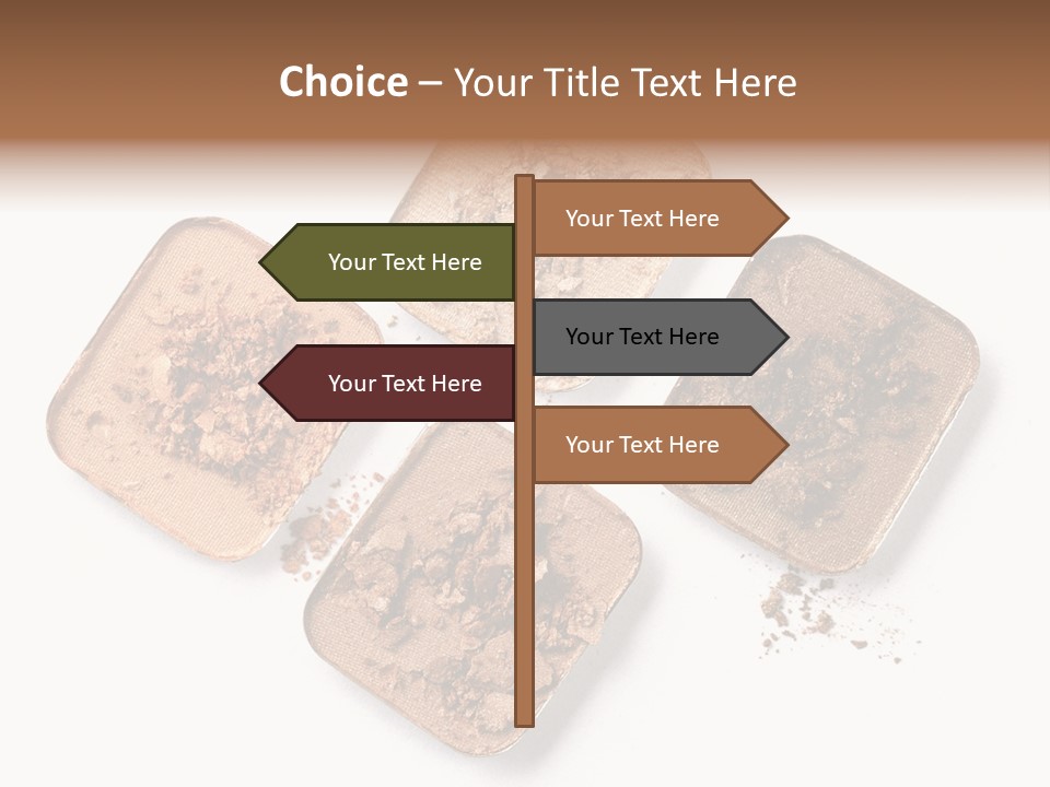 Broken Eyeshadow PowerPoint Template