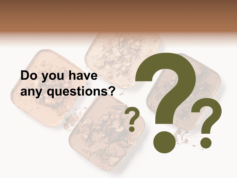 Broken Eyeshadow PowerPoint Template