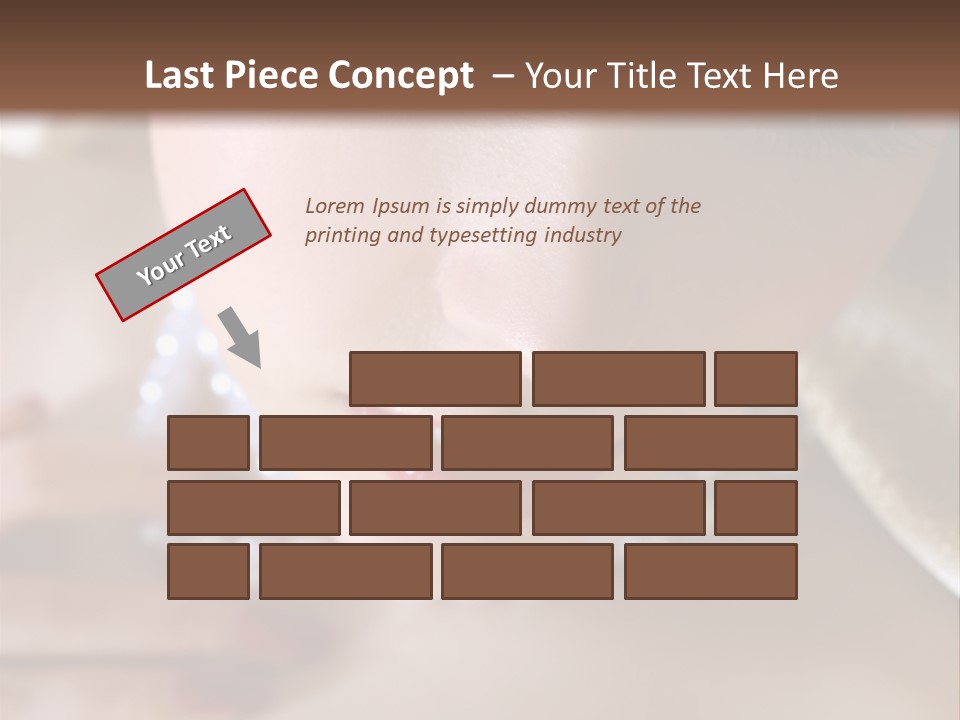 Beads Bright Make Up PowerPoint Template