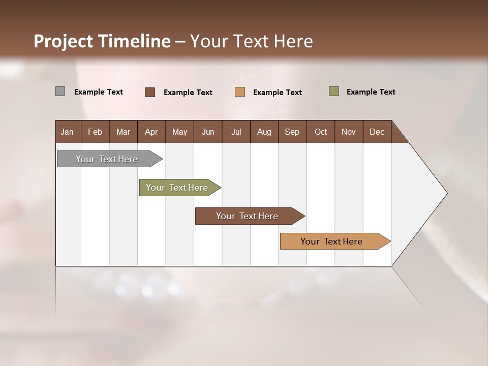 Beads Bright Make Up PowerPoint Template