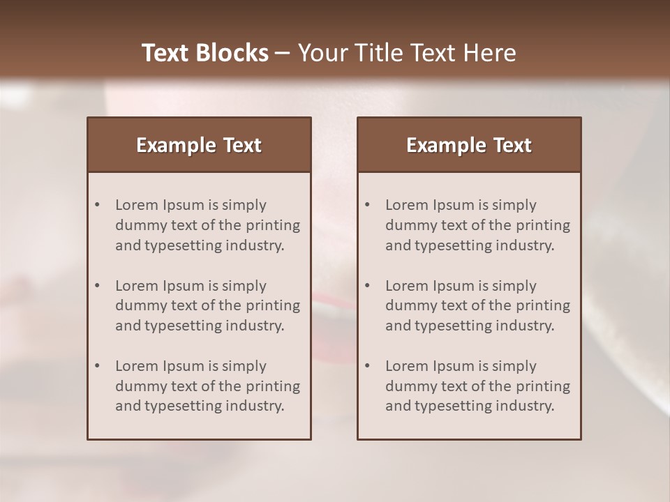 Beads Bright Make Up PowerPoint Template
