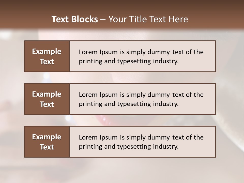 Beads Bright Make Up PowerPoint Template