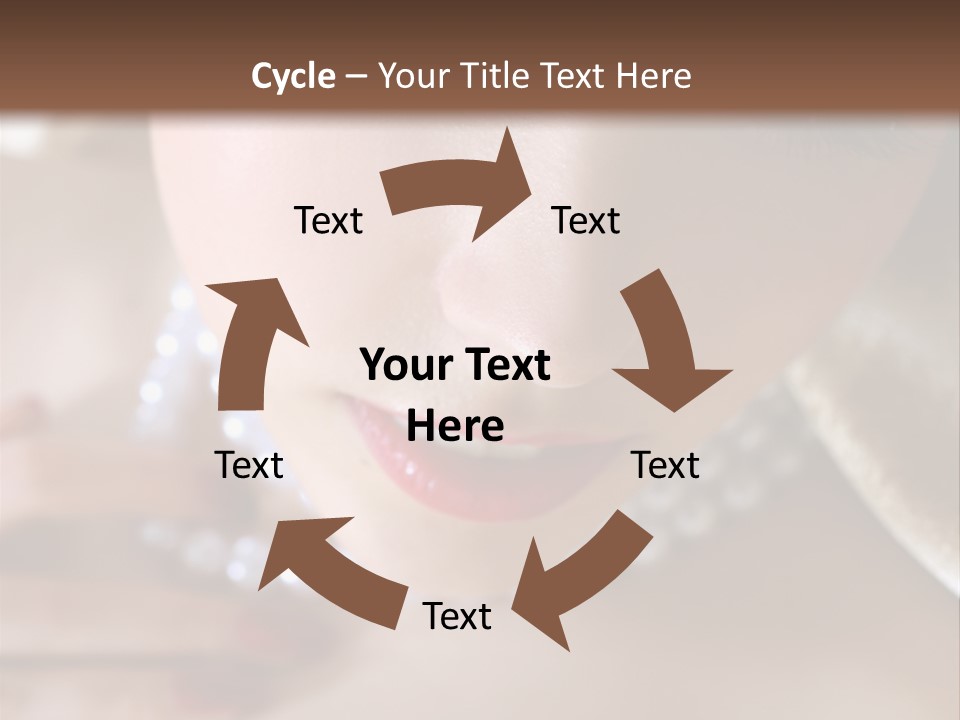 Beads Bright Make Up PowerPoint Template