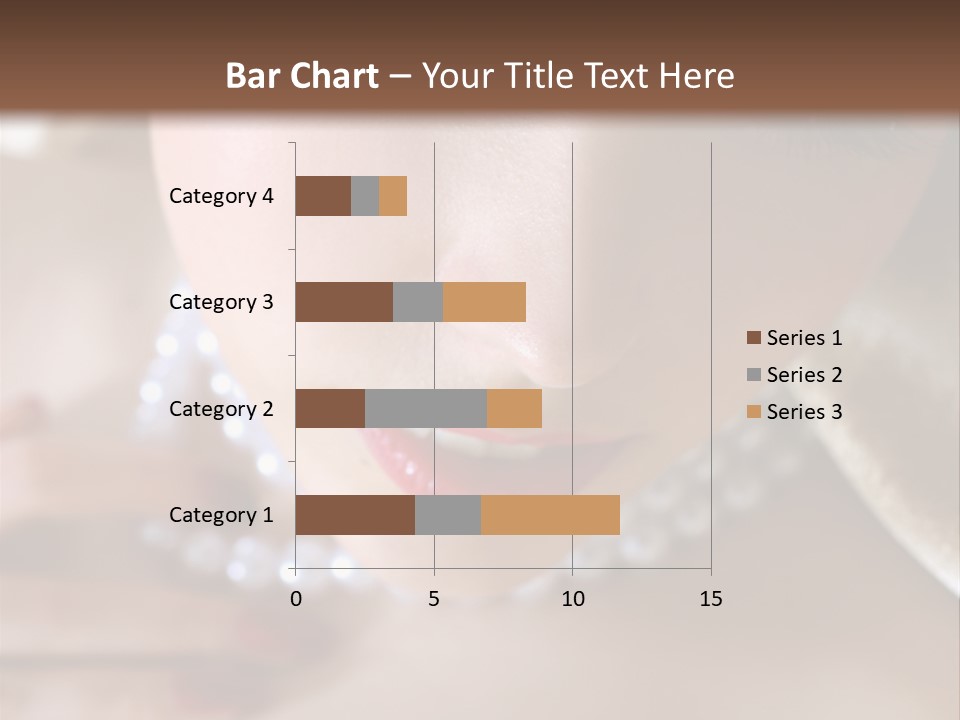 Beads Bright Make Up PowerPoint Template