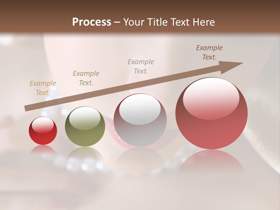 Beads Bright Make Up PowerPoint Template