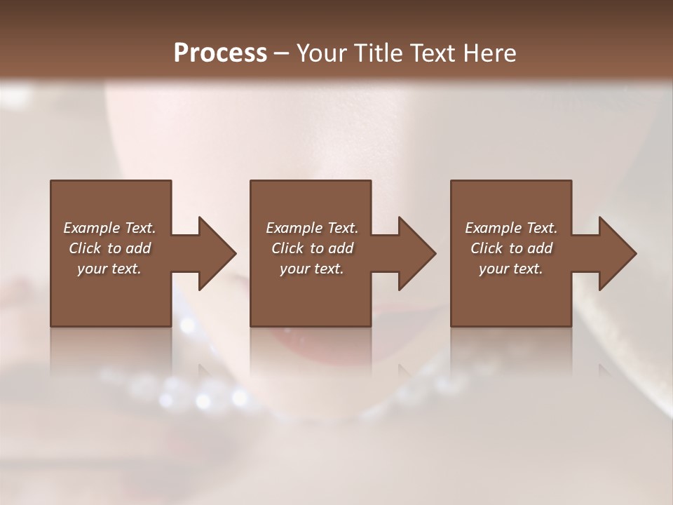 Beads Bright Make Up PowerPoint Template