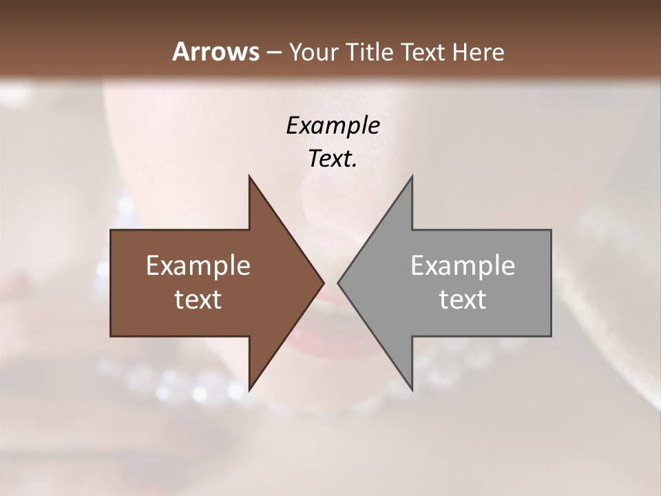 Beads Bright Make Up PowerPoint Template